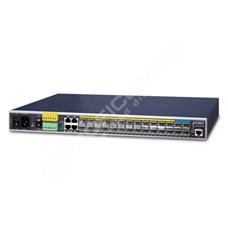Planet IGS-6325-20S4C4X: "IP30 19"" Rack Mountable Industrial L3 Managed Core Ethernet Switch, 14*100/1G SFP with 4 shared 10/100/1000T + 10*1G/2.5G SFP + 4*10G SFP+ (-40 to 75 C, AC + 2 DC, DIDO), ERPS Ring, 1588, Modbus TCP, Cybersecurity features, Hardware Layer3 OSPFv2, 