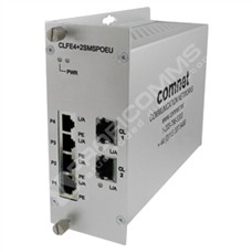 ComNet CLFE4+2SMSPOEU: 4P 100MB POE+ SW W/2x UTP COPPERLINE LNK