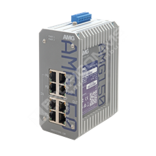 AMG systems AMG150-4GAT-P120: Industrial 4 Port PoE Injector, 4 x 10/100/1000Base-T(x) RJ45 Ports (Input), 4 x 10/100/1000Base-T(x) RJ45 Ports With 802.3at 30W PoE (Output), DIN Rail / Wall Mount, -40°C to +75°C, 50-56 VDC Power Input