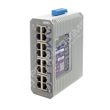 AMG systems AMG150-8GAT-P240: Industrial 8 Port PoE Injector, 8 x 10/100/1000Base-T(x) RJ45 Ports (Input), 8 x 10/100/1000Base-T(x) RJ45 Ports With 802.3at 30W PoE (Output), DIN Rail / Wall Mount, -40°C to +75°C, 50-56 VDC Power Input
