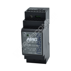 AMG systems AMGPSU-I12-P24: 12 VDC, 24W (2A) Industrial Power Supply, DIN-Rail Mounting, -40°C to +70°C 