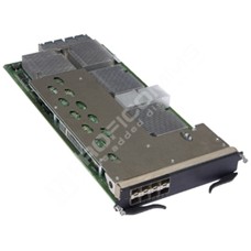 Ruckus NI-MLX-10GX8-M: Brocade MLX Series eight (8)-port 10-GbE (M) module with IPv4/IPv6/MPLS hardware support - requires SFPP optics. Supports 512K IPv4 routes in FIB. Requires high speed switch fabric modules