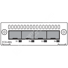 Ruckus FCX-4XG: Optional 4-port 10GbE SFPP module for FCX-E/I SKUs