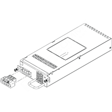 Ruckus RPS16DC-E: ICX6610/7450/7650  510W DC PSU, exhaust airflow, front to back airflow