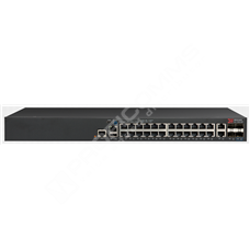 Ruckus ICX7150-24P-4X10GR-RMT3: ICX 7150 Switch, 24x 10/100/1000 PoE+ ports, 2x 1G RJ45 uplink-ports, 4x 10G SFP+ uplink-ports, 370W PoE budget, L3 features (OSPF, VRRP, PIM, PBR), 3 year remote support.