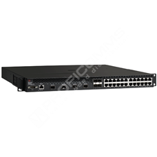 Extreme BR-CES-2024C-4X-AC: Brocade CES 2024C-4X includes 24 RJ45 ports of 10/100/1000 Mbps Ethernet with 4 combination RJ45/SFP Gigabit Ethernet ports, 4 fixed ports of 10 Gigabit Ethernet SFP+, 500W AC power supply (RPS9), and BASE software. Uses XNI-CE2000-FAN
