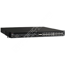 Extreme BR-CES-2024C-4X-DC: Brocade CES2024C-4X includes24 RJ45 portsof 10/100/1000Mbps Ethernet with 4 combination RJ45/SFPGigabit Ethernet Ports, 4 fixedports of 10Gigabit Ethernet SFP+, 500W DC power supply (RPS9DC), and BASE software. Uses XNI-CE2000-FAN