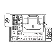 Ruckus XBR-500WPSAC-01-R: FRU 500W AC Power Supply and integrated fan assembly with Port side exhaust airflow for VDX6740T-R