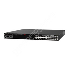 Ruckus FCX624S-HPOE-ADV: 24 ports of 10/100/1000 Mbps POE Ethernet. Plus 2 stacking ports of 16Gbps each. With advanced SW license that includes BPG. Includes one RPS14 power supply and one 0.5m stacking cable