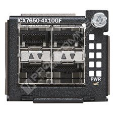 Ruckus ICX7650-4X10GF: ICX 7650 4-port 1/10GbE SFP+ Module