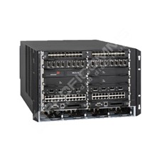 Extreme BR-MLXE-8-MR2-X-DC: Brocade MLXe-8 DC system with 1 MR2 (X) management module, 2 high speed switch fabric modules, 2 1800W DC power supplies, 2 exhaust fan assembly kits and air filter. Power cord not included