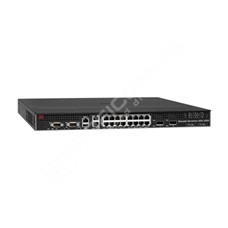 Ruckus SI-1216-4: ServerIron ADX 1000 (1RU) - Four CPU Cores + Sixteen 10/100/1000 Mbps Ethernet Copper Ports + Two 10 Gigabit Ethernet Fiber XFP Ports (No Optics) + One AC Power Supply