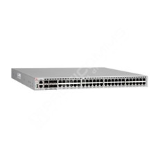 Extreme BR-VDX6710-54-F: VDX 6710, INCLUDES 48 PORTS OF 1GBE COPPER AND 6 SFP+ PORTS OF 1/10GIGABIT ETHERNET WITH PORT SIDE INTAKE AIRFLOW PORTS ONLY, DOES NOT INCLUDE OPTICS. COMES WITH TWO 250W POWER SUPPLIES