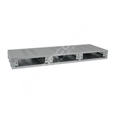 ComNet C3-EU: 3 Slot 1U Card Cage Rack For Single Slot Wide Modules, Dual Redundant PSU Inputs, 1 x External 12VDC 1.5A Power Supply Included, EU Line Cord