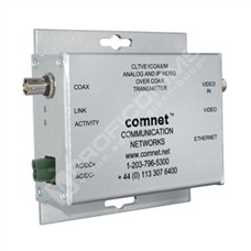 ComNet CLRVE1COAX/M: Video & Ethernet over Coax Tx 12-36VDC