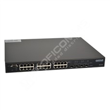 ComNet CNGE26FX2TX24MSPOE1: Managed Switch, 22 Port 10/100/1000Tx + 2 Combo Port 10/100/1000Tx or 100/1000Fx With Power Over Ethernet (IEEE 802.3at 30W), 2 Port 100/1000Fx SFP, 1U 19inch Rack Mount, Light Industrial -20 to +60°C, 720W PoE Budget, 100-240VAC IEC Mains Input