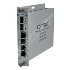 ComNet CNGE2FE4SMSPOE: Self Managed Switch, 4 Ports 10/100TX With High Power PoE+ (30W IEEE 802.3at On Ports 1 - 4), 2 Ports 1000FX SFP Slot, PSU Purchased Separately*†
