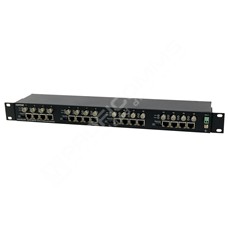 ComNet CLLFE16POEC: LOCAL 16CH ETH OVR COAX W/PASS-THRU POE+