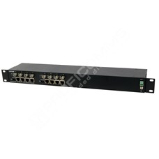 ComNet CLLFE8POEC: LOCAL 8CH ETH OVER COAX W/PASS-THRU POE+