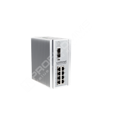 ComNet CNGE10FX2TX8MSBT: Managed Switch, 8 Port 10/100/1000Tx PoE (90W/port, 720W total), 2 Port 1/2.5G SFP, DIN/Wall Mount, Redundant PSU, Industrial -40°C to +70°C