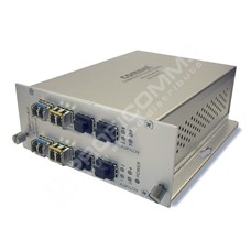 ComNet CNFE8FX8US: Unmanaged Switch, 8 Port, 100Mbps, 8 Fiber SFP Ports