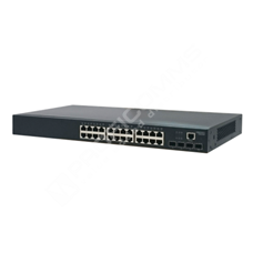 Edge-Core ECS4120-28T: GE L2+ 24 x RJ45 GE Base-T + 4 x 10G SFP+, 1 RJ-45 console port, fan-less design