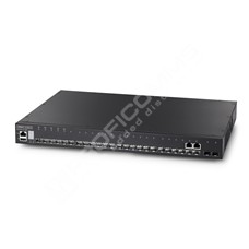 Edge-Core ECS4620-28F: 22 x GE SFP + 2 x GE Combo (RJ45/SFP) + 2 x 10G SFP+ ports + 1 x expansion slot (for dual 10G SFP+ ports) L3 Stackable Switch w/ 1 x RJ45 console port, 1 x USB type A storage port, RPU connector, Stack up to 4 units
