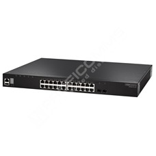 Edge-Core ECS4620-28T: 24 x GE + 2 x 10G SFP+ ports + 1 x expansion slot (for dual 10G SFP+ ports) L3 Stackable Switch
w/ 1 x RJ45 console port, 1 x USB type A storage port, RPU connector, fan-less design, Stack up to 4 units