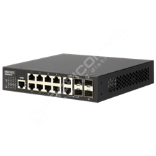 Edge-Core ECS4100-12T: 8 x GE + 2CG + 2 100/1000 SFP L2+ Switch, fan-less design