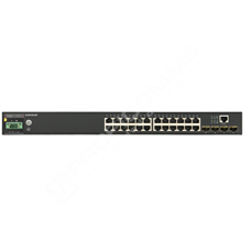 Edge-Core ECS4100-28T-DC24: L2 Gigabit Ethernet Access Switch with 24x 10/100/1000Base-T (RJ-45) ports and 4x 100/1000 Base-X SFP ports, IPv6 support, fan-less design, 18 - 30V DC power supply, záruka na zdroje 24 měsíců