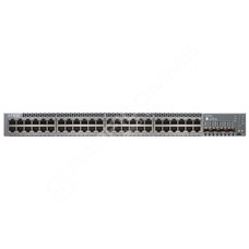 Juniper EX3400-48T: EX3400 48-port 10/100/1000BaseT, 4 x 1/10G SFP/SFP+, 2 x 40G QSFP+, redundant fans, front-to-back airflow, 1 AC PSU JPSU-150-AC-AFOincluded (optics sold separately)
