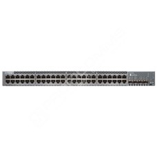 Juniper EX3400-48T: EX3400 48-port 10/100/1000BaseT, 4 x 1/10G SFP/SFP+, 2 x 40G QSFP+, redundant fans, front-to-back airflow, 1 AC PSU JPSU-150-AC-AFOincluded (optics sold separately)