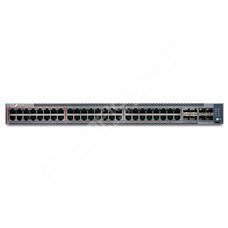 Juniper EX4100-48MP: EX4100 48-Port Multi-Gig with 32 x 1G, 16 x 1G/2.5G PoE++, 4x 10G SFP+ Uplink ports, 4x 25G SFP28 Stacking/Uplink ports, redundant fans, 1 AC PSU JPSU-920-AC-AFO included (optics sold separately) with Standard SW.