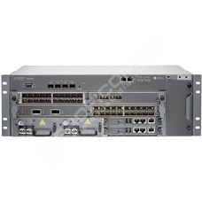 Juniper MX104-AC: MX104 Chassis with 4 MIC Slots, 4X10GE XFP Built-in Ports (License required for activation), AC Power Supply, Fan Tray w/Filter, Packet Forwarding Engine & Routing Engine