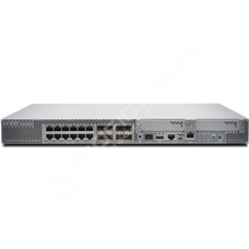 Juniper SRX1500-SYS-JB-AC: SRX1500 Services Gateway includes hardware (16GE 4x10GE 16G RAM 16G Flash 100G SSD AC PSU cable and RMK) and Junos Software Base (Firewall NAT IPSec Routing MPLS and Switching).
