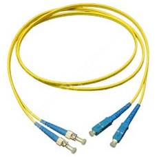 MODnet V09SC/ST2D: Optical Fibre Patchcord SC(PC)-ST(PC) 9/125um Singlemode 2m, duplex