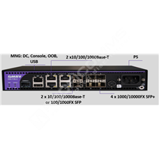 MRV OS-V8-F/DC: Intelligent 8 ports 10G/1G ethernet services demarcation 1U 9.5" switch with 10G OAM module and with DC PS 