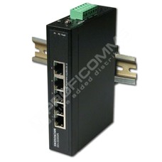 Microsens MS657100X: Industrial Fast Ethernet Switch, 5x 10/100Base-TX, extended temperature range -40°C ~ +75°C