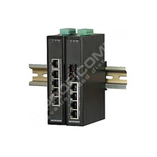 Microsens MS657104PX: Industrial Fast Ethernet Switch with PoE+, 4x 10/100Base-TX, , 1x 100Base-LX SC Single mode 1310nm max. 30km, 4x Power-over-Ethernet Injector up to 30W /port IEEE802.3af/at, 44..56VDC, -40..+75°C