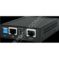 Microsens MS657023X: Industrial Gigabit Ethernet VDSL2 Extender1x 10/100/1000Base-T, 1x VDSL2, max. 1200 m,DIN-rail mounting, -20….65° C, 12-24 VDC