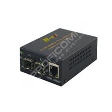 N-net NT-G2100SFPv2: 10/100/1000M, Media converter, 2 SFP Slots, without SFP Module, with fiber redundant function,power adaptor220VAC, standalone
