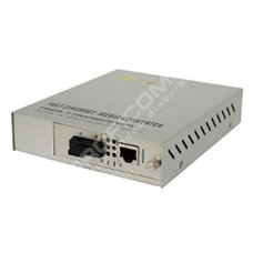 N-net NT-S1100D-20-TX1310: Media converter, 10/100M, Single mode, Single fiber, 20km, SC connector, Tx: 1310/Rx: 1550 with internal power supply