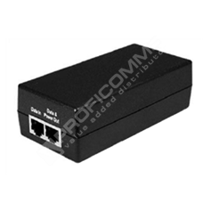 Olycom OM-PSU-P: Single-Port Mid-Span PSE/PoE Injector, 100Mbps, 220VAC in -48VDC out, 30W, PoE+