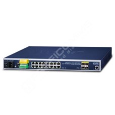 Planet IGS-5225-16T4S: IP30 19"" Rack Mountable Industrial L2+/L4 Managed Ethernet Switch, 16*1000T + 4*100/1000X SFP (-40 - 75 C, AC + 2 DC, DIDO, ERPS Ring, 1588 PTP TC, Modbus TCP, CloudViewer app, MQTT and cybersecurity)