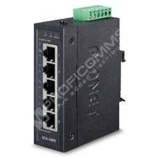 Planet IGS-500T: IP30 Compact size 5-Port 10/100/1000T Gigabit Ethernet Switch (-40~75 degrees C),UL certified