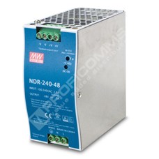meanwell PWR-240-48: 48V, 240W Din-Rail Power Supply (NDR-240-48, adjustable 48-56V DC Output)