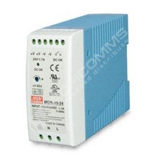 Planet PWR-40-24: 24V, 40W Din-Rail Power Supply (MDR-40-24, adjustable 24-30V DC output)