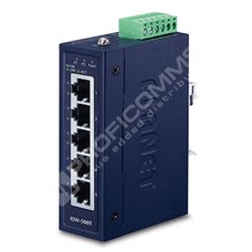 Planet ISW-500T: IP30 Compact size 5-Port 10/100TX Fast Ethernet Switch (-40~75 degrees C),UL certified