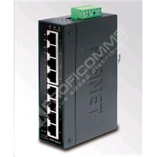 Planet IGS-801T: IP30 Slim type 8-Port Industrial Gigabit Ethernet Switch (-40 to 75 degree C),UL certified