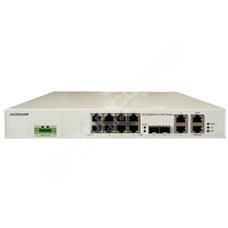 Raisecom ISCOM2608G-2GE-DC: Manageable L2 Gigabit Access switch, 8x10/100/1000T RJ45, 2x1000 Mbps Combo Ports (RJ45/SFP), single -48 VDC power supply